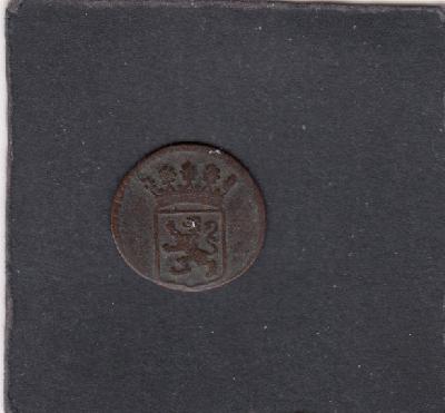 Beschrijving: 1/2 Duit V.O.C. Holland S354